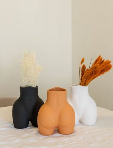 Vase Fesses M - Noir