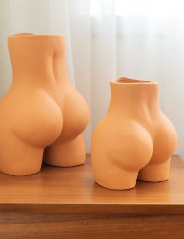 copy of Matt White Large "Love Handles"Booty Vase