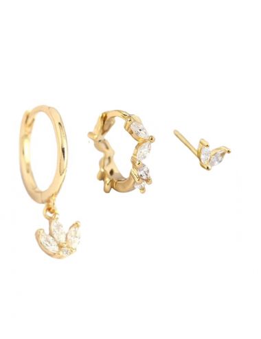Caliban earrings set - gold plated