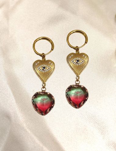 Drop earrings - Gold plated