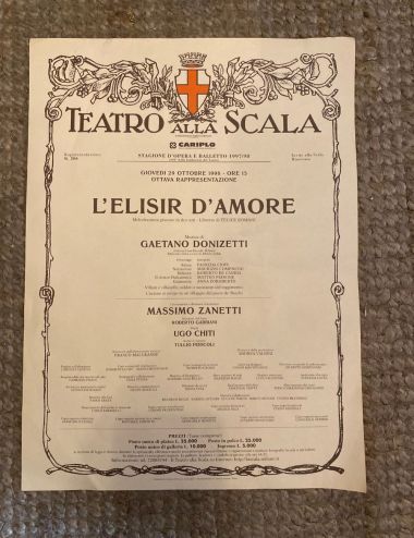 Affiche Encadrée de la Scala de Milan