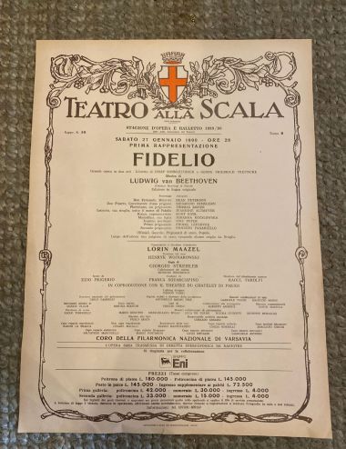 Affiche Encadrée de la Scala de Milan